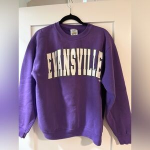 University of Evansville, vintage sweatshirt, size medium